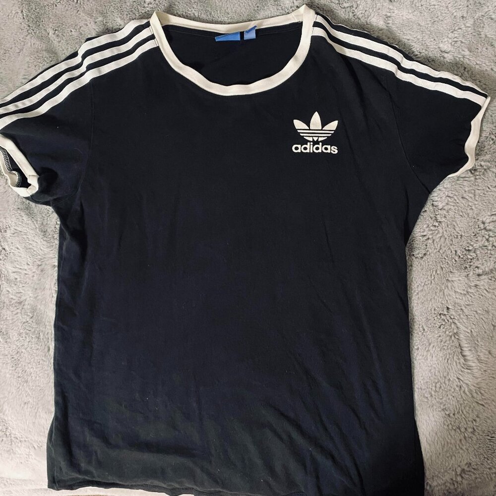 Adidas Originals Womens X Small Black T-Shirt